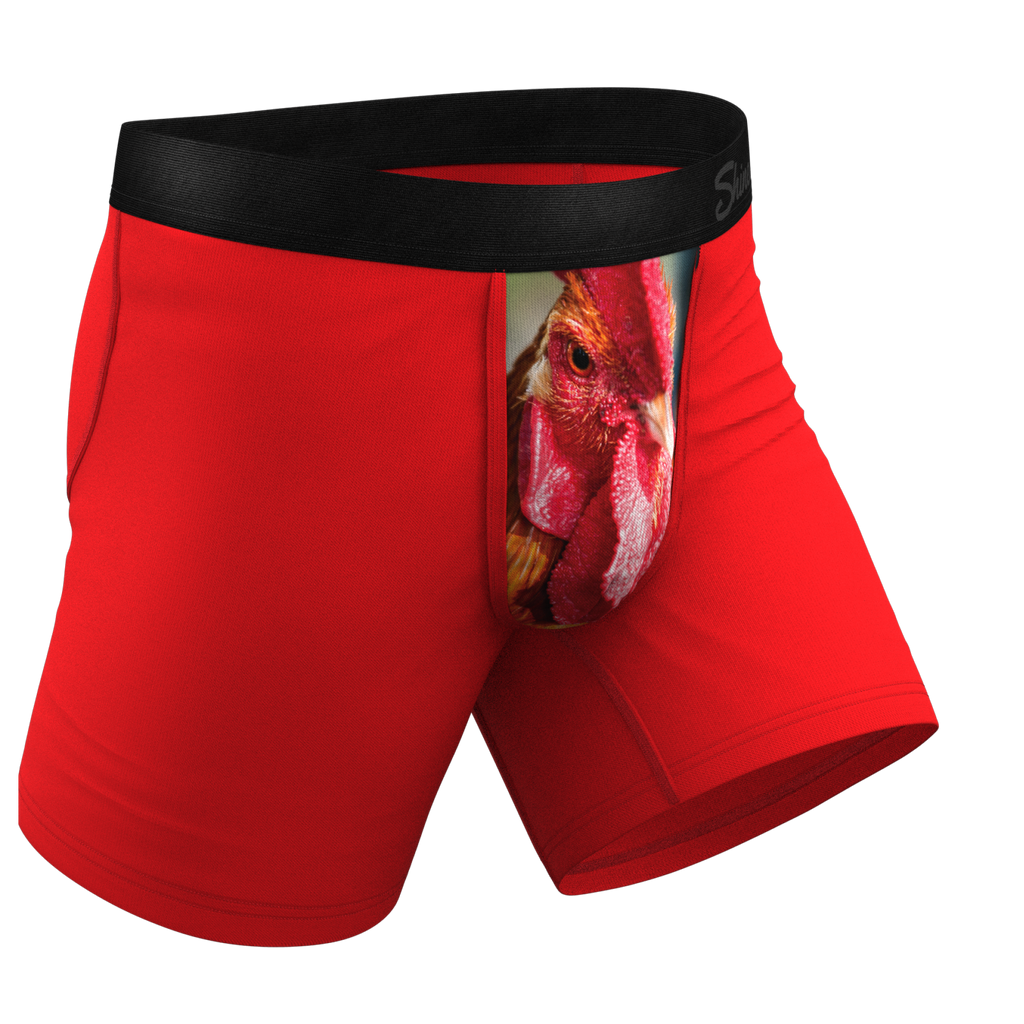 The Early Risers | Barnyard Rooster Ball Hammock® Pouch Underwear - Shinesty