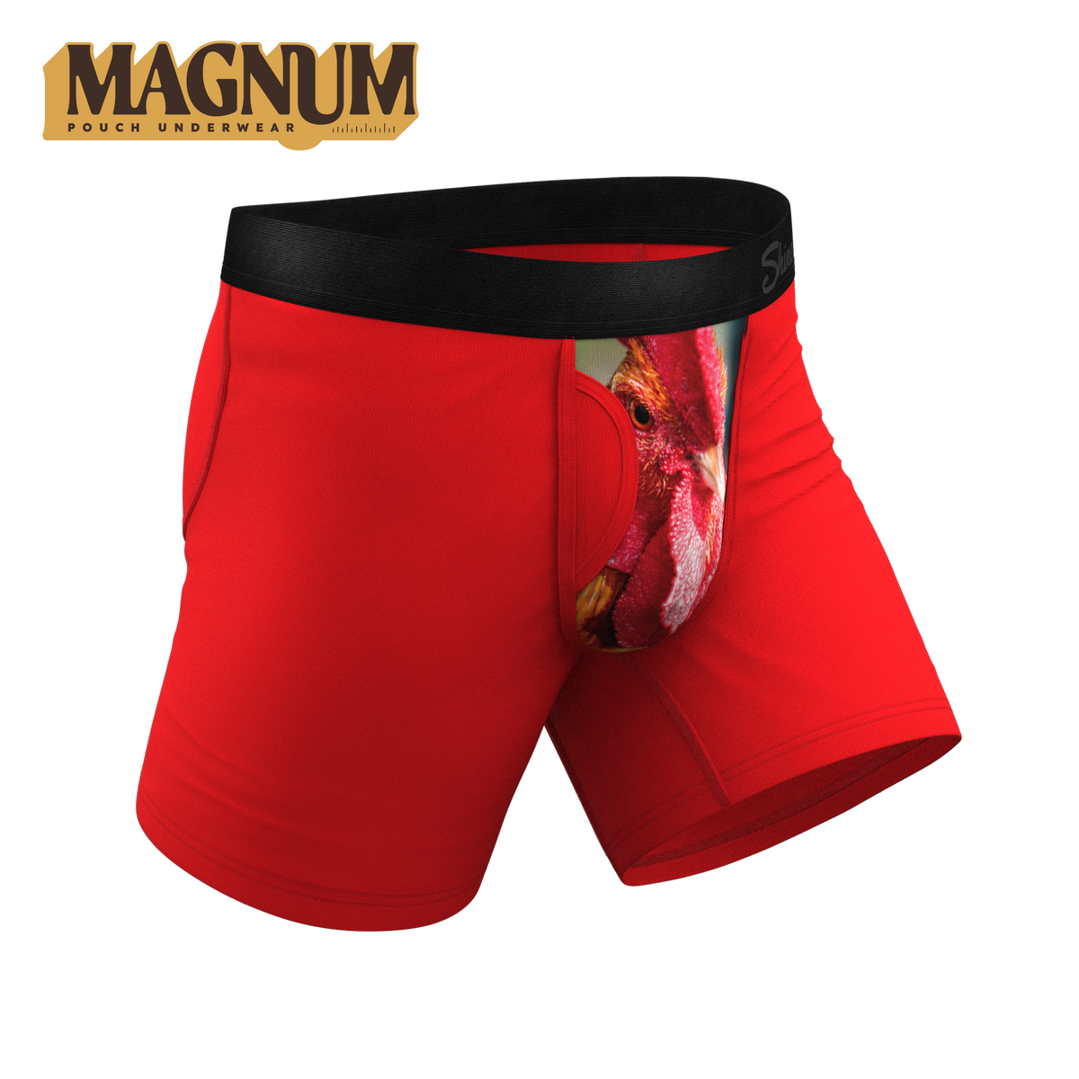 The Early Risers | Barnyard Rooster Ball Hammock® Magnum Big Pouch Underwear - Shinesty