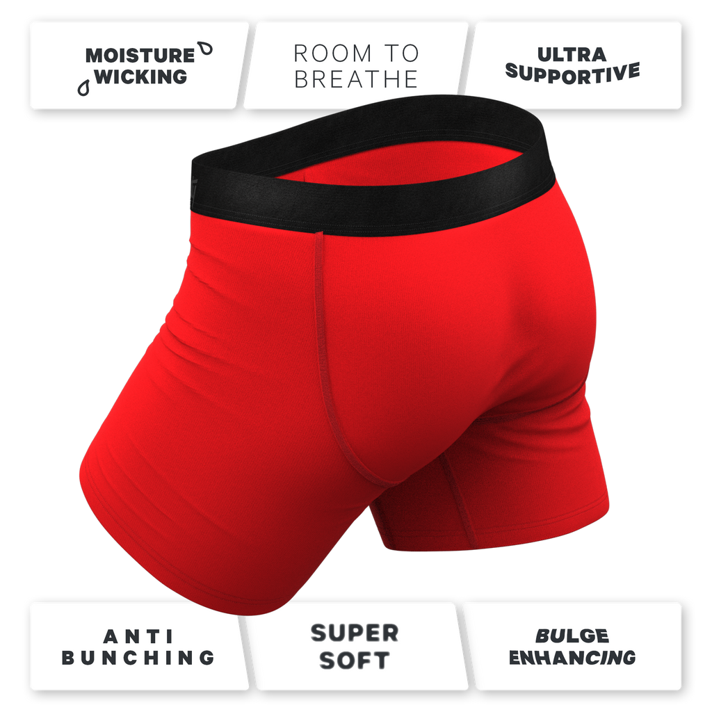 The Early Risers | Barnyard Rooster Ball Hammock® Pouch Underwear With Fly - Shinesty