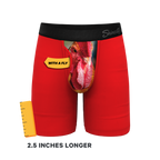 The Early Risers | Barnyard Rooster Ball Hammock® Boxer - Long Leg - Shinesty