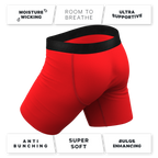 The Early Risers | Barnyard Rooster Ball Hammock® Boxer - Long Leg - Shinesty