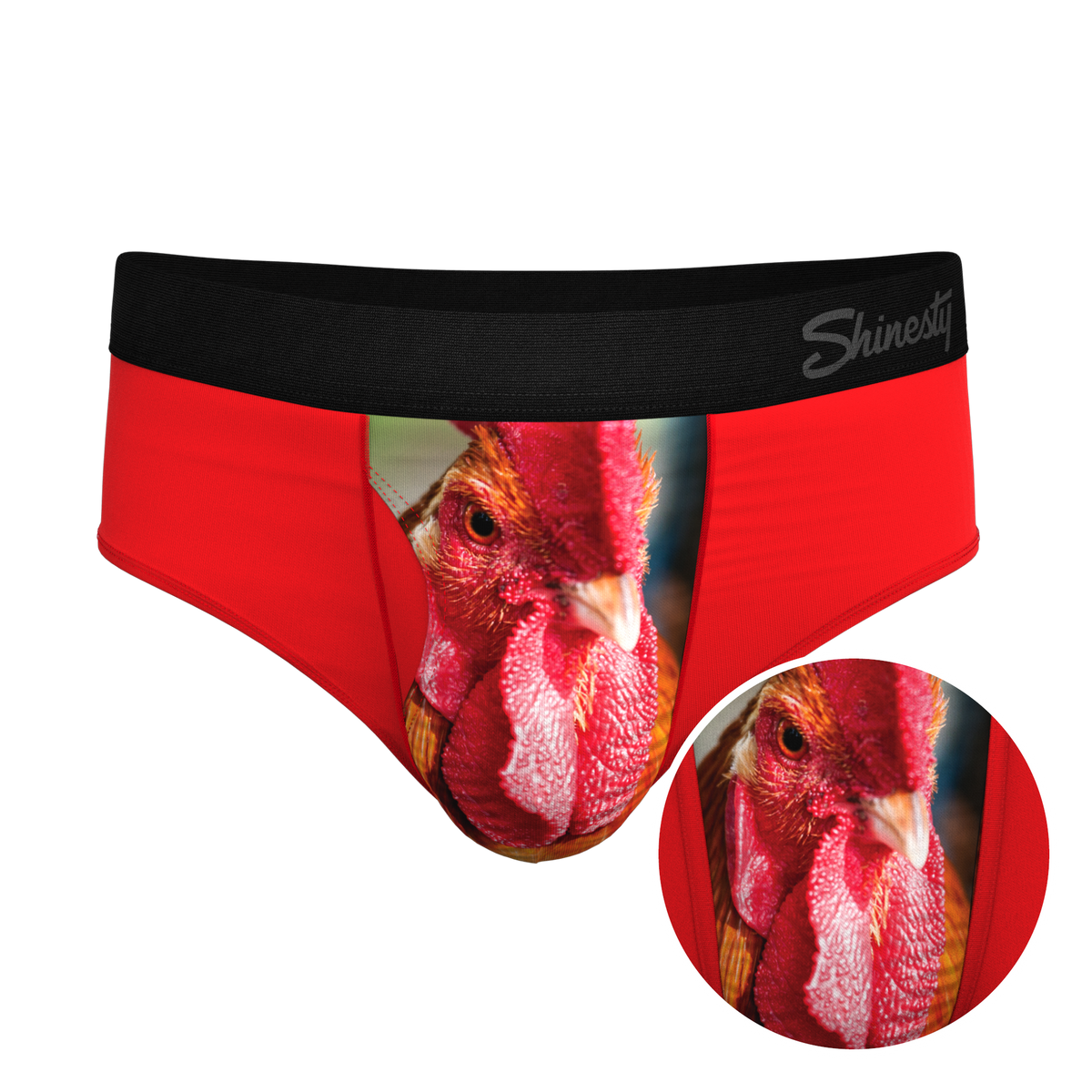 The Early Risers | Barnyard Rooster Ball Hammock® Pouch Underwear Briefs - Shinesty