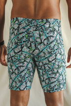 The Easy Breezy | Blue Tropical Ball Hammock® 9 Inch Athletic Shorts - Shinesty