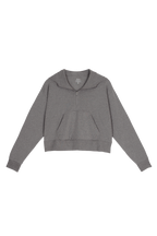 The Seattle Skyline | Grey Goldilocks™ Women’s Half Zip Lounge Hoodie - Shinesty