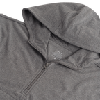 The Seattle Skyline | Grey Goldilocks™ Women’s Half Zip Lounge Hoodie - Shinesty