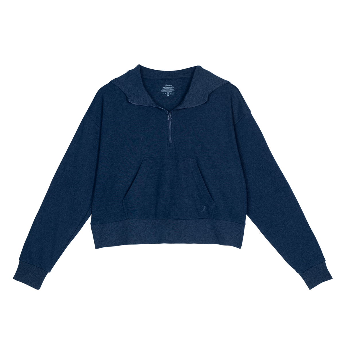 The Big Blue | Navy Goldilocks™ Women’s Half Zip Lounge Hoodie - Shinesty