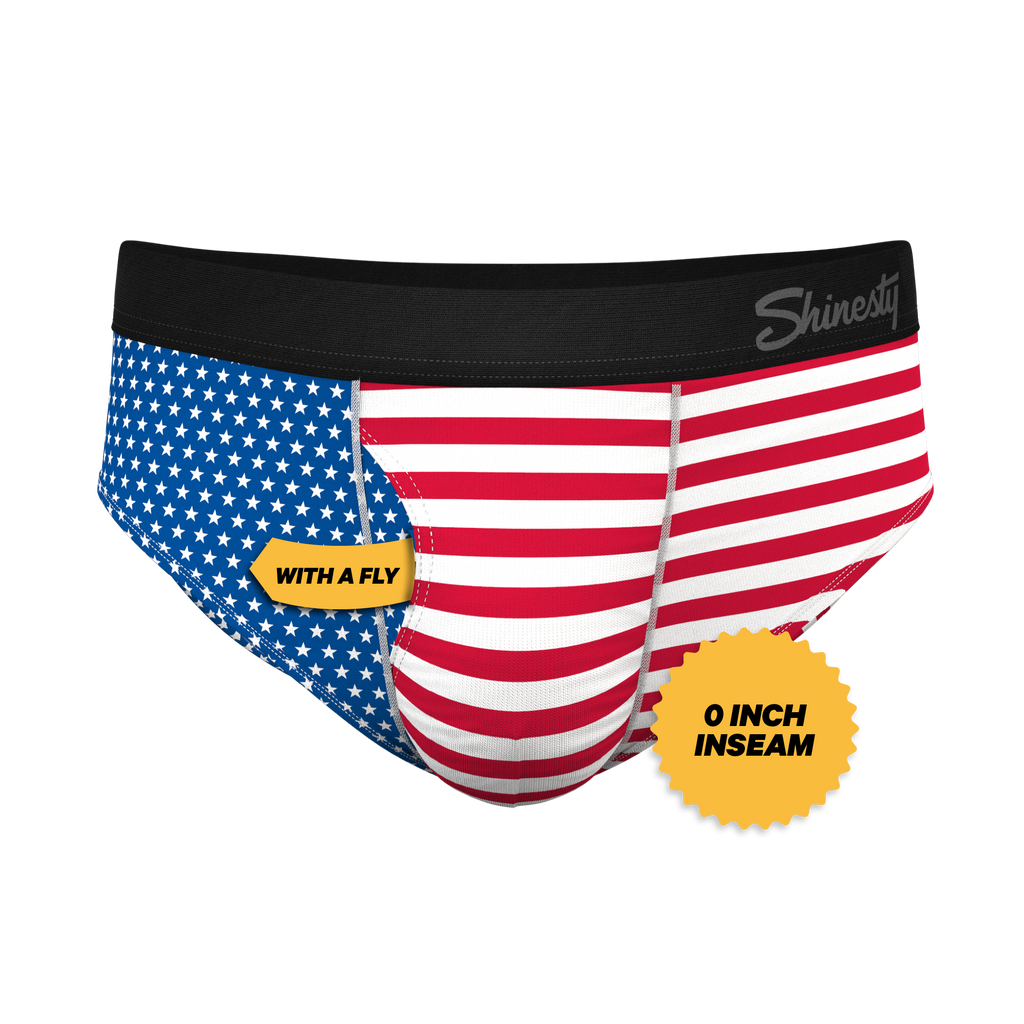 The Ellis Island | USA Flag Ball Hammock® Pouch Underwear Briefs - Shinesty