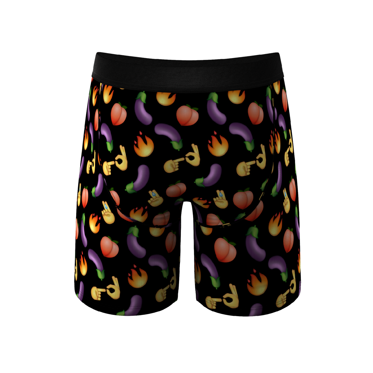The Emoji After Party | Emoji Ball Hammock® Boxer - Long Leg - Shinesty