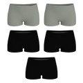 The Evergreen | Boyshort Underwear 5 Pack - Shinesty