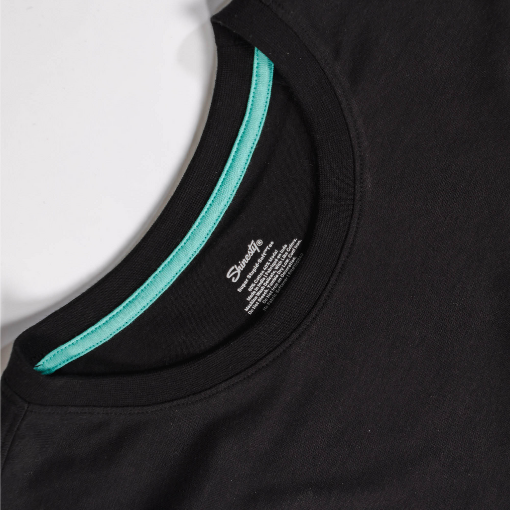 The Everyman™ Tee - Black 5 Pack | Mens Crew Neck T Shirt 5 Pack ft. Super Stupid-Soft™ Fabric - Shinesty