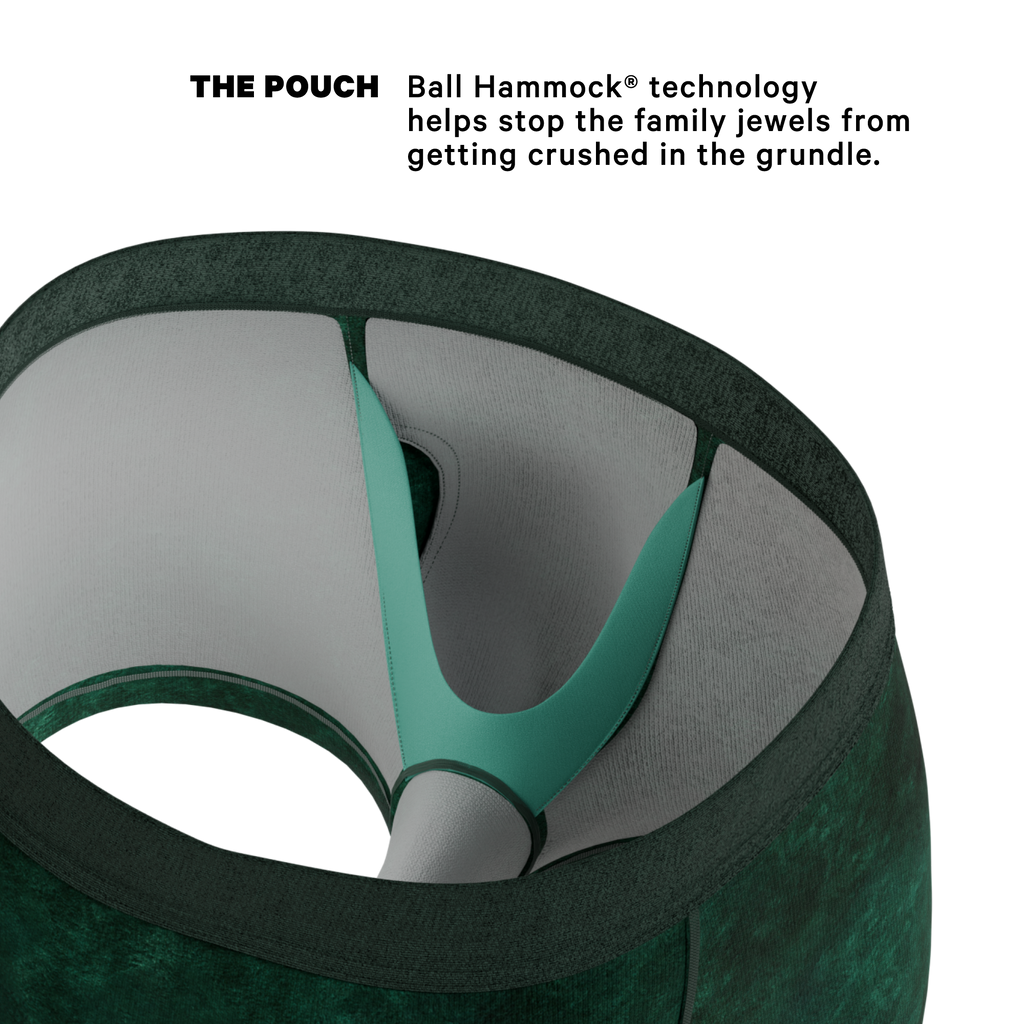 The Extravagance | Dark Green Velvet Trunk Underwear - Shinesty