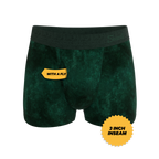The Extravagance | Dark Green Velvet Trunk Underwear - Shinesty