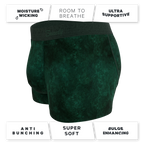 The Extravagance | Dark Green Velvet Trunk Underwear - Shinesty