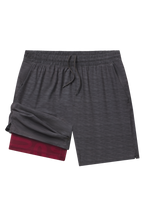The Finish Line | Grey and Red Ball Hammock® 7 Inch Athletic Shorts - Shinesty
