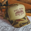 The Let It Grow | Camo Full Bush Bush Club Trucker Hat - Shinesty