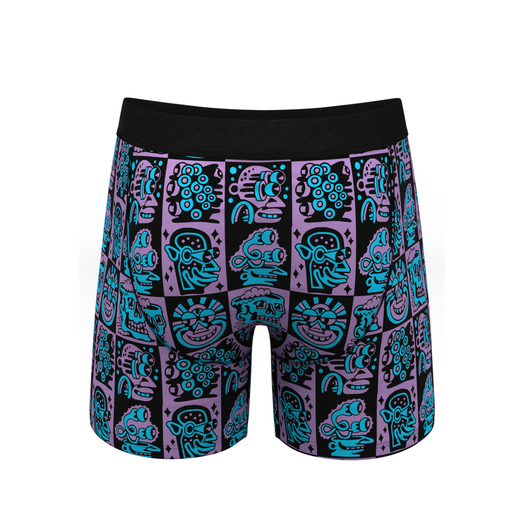The Face Off | Shinesty x Killer Acid Ball Hammock® Pouch Underwear With Fly - Shinesty