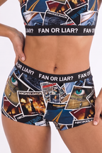 The Fan or Liar | Shinesty X Nickelback Albums Boyshort Underwear with Waistband - Shinesty
