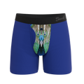 The Fancy Feather | Peacock Ball Hammock® Pouch Underwear With Fly - Shinesty