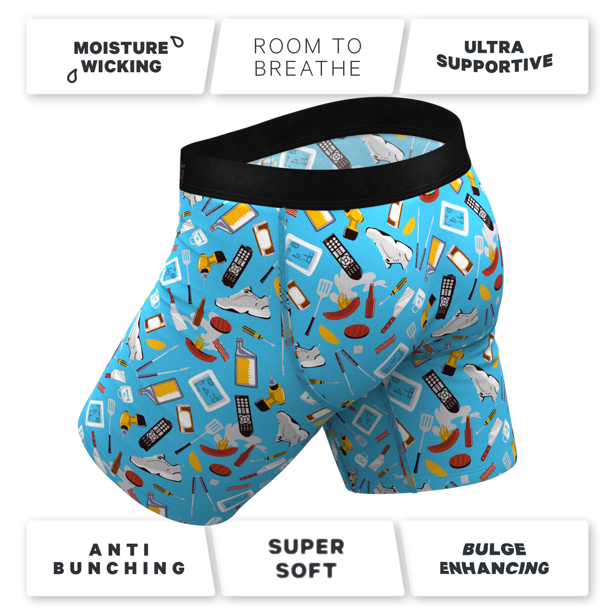 The Father Figures | Dad Gear Ball Hammock® Boxer - Long Leg - Shinesty