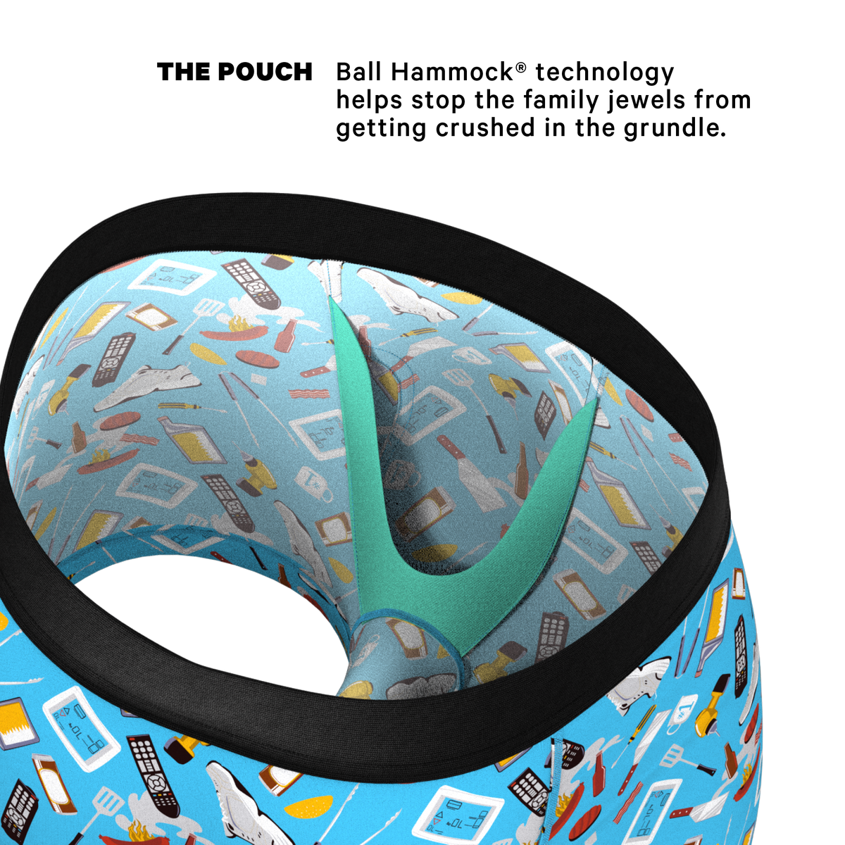 The Father Figures | Dad Gear Ball Hammock® Pouch Trunks Underwear - Shinesty
