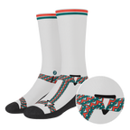 The Faux Pas | Velcro Sandal Heel Hammock™ Crew Socks - Shinesty