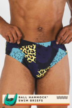 The Panty Dropper | Cheetah Ball Hammock® Pouch Swim Brief - Shinesty