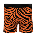 The Feral Feline | Tiger Print Youth Boxer Briefs - Shinesty