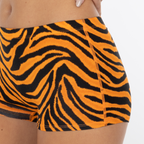 The Feral Feline | Tiger Print Modal Boyshort Underwear - Shinesty