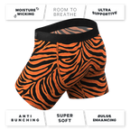 The Feral Feline | Tiger Print Ball Hammock® Pouch Underwear With Fly - Shinesty