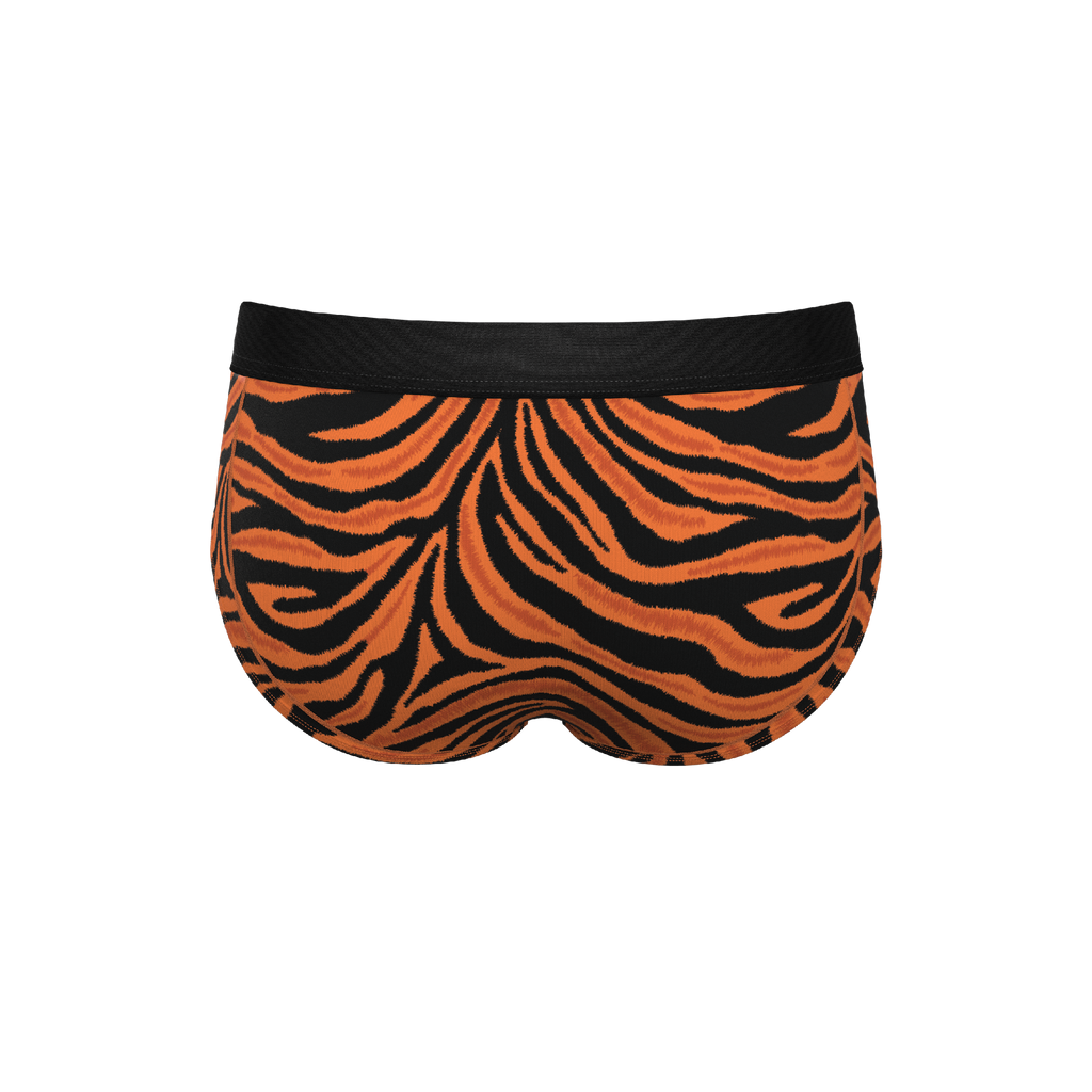 The Feral Feline | Tiger Print Ball Hammock® Pouch Underwear Briefs - Shinesty