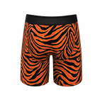 The Feral Feline | Tiger Print Ball Hammock® Boxer - Long Leg - Shinesty