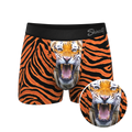 The Feral Feline | Tiger Print Ball Hammock® Pouch Trunks Underwear - Shinesty