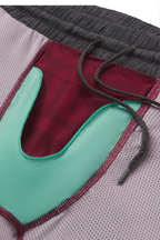 The Finish Line | Grey and Red Ball Hammock® 5 Inch Athletic Shorts - Shinesty