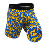 The Fire Crotch | Flames Ball Hammock® Boxer - Long Leg - Shinesty