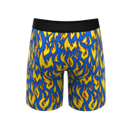 The Fire Crotch | Flames Ball Hammock® Boxer - Long Leg - Shinesty