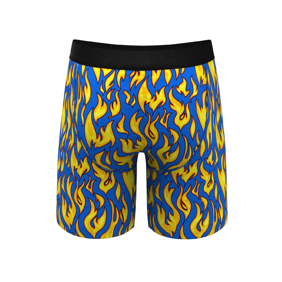 The Fire Crotch | Flames Ball Hammock® Boxer - Long Leg - Shinesty