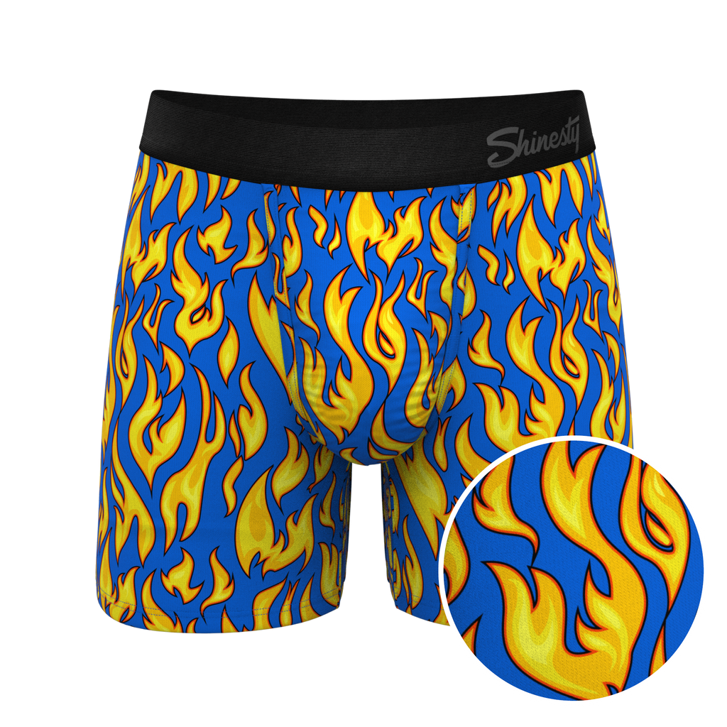 The Fire Crotch | Flames Ball Hammock® Pouch Underwear - Shinesty