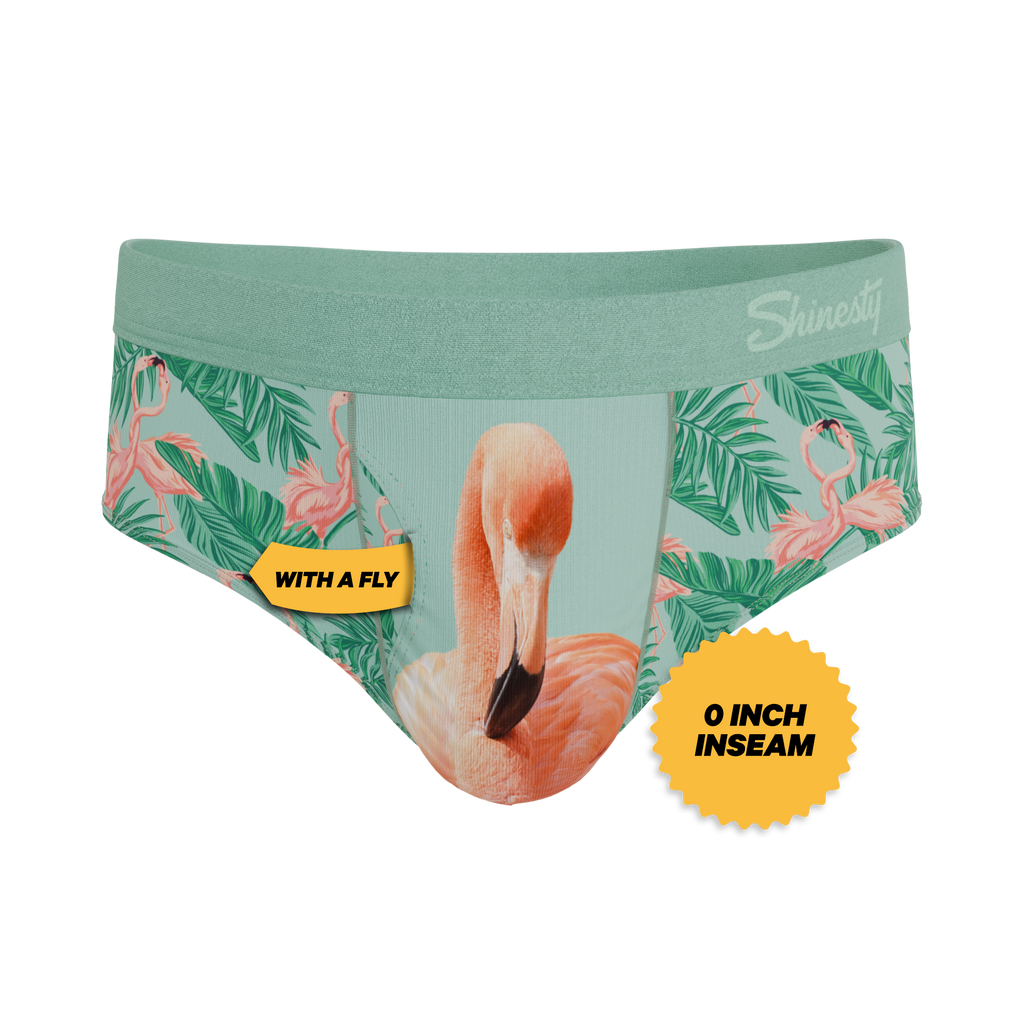 The Flamboyance | Flamingo Ball Hammock® Pouch Underwear Briefs - Shinesty