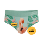 The Flamboyance | Flamingo Ball Hammock® Pouch Underwear Briefs - Shinesty