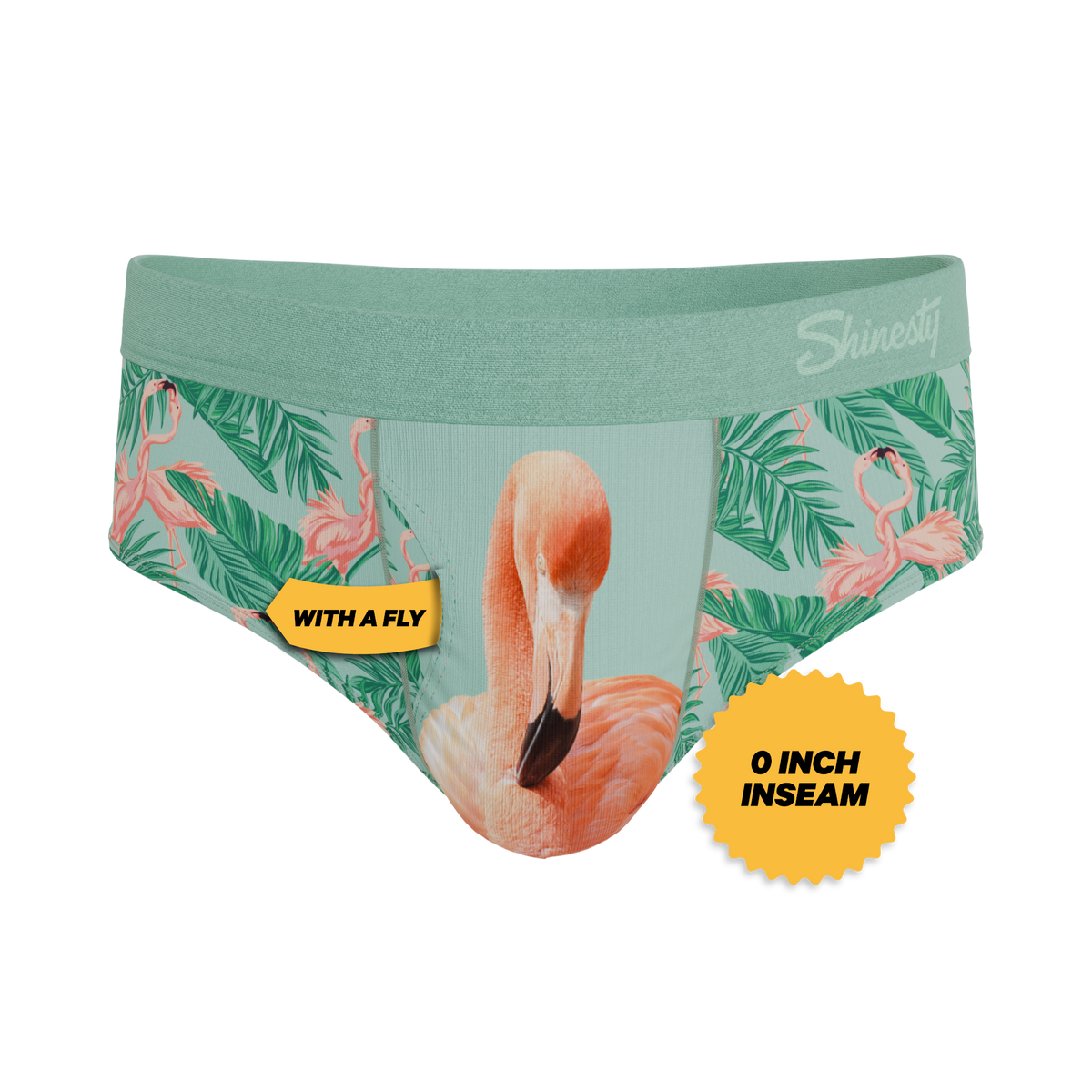 The Flamboyance | Flamingo Ball Hammock® Pouch Underwear Briefs - Shinesty