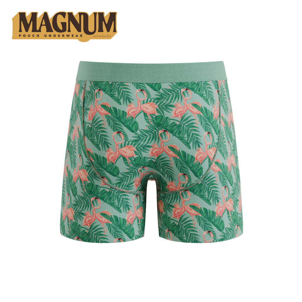 The Flamboyance | Flamingo Ball Hammock® Magnum Big Pouch Underwear - Shinesty