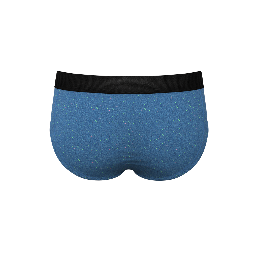 The Fleck Me | Heather Blue Flecked Ball Hammock® Pouch Underwear Briefs - Shinesty