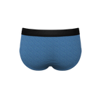 The Fleck Me | Heather Blue Flecked Ball Hammock® Pouch Underwear Briefs - Shinesty