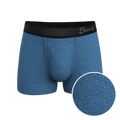 The Fleck Me | Heather Blue Flecked Ball Hammock® Pouch Trunks Underwear - Shinesty