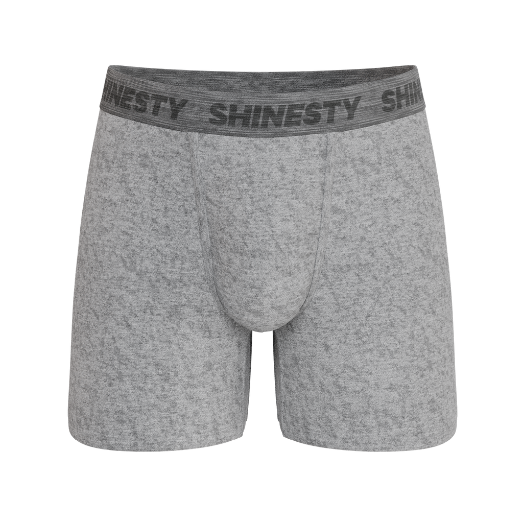 The Flintstone | Heather Grey and Black Ball Hammock® Pouch Underwear - Shinesty