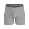 The Flintstone | Heather Grey and Black Ball Hammock® Pouch Underwear - Shinesty