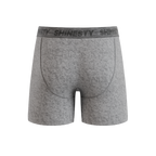 The Flintstone | Heather Grey and Black Ball Hammock® Pouch Underwear With Fly - Shinesty