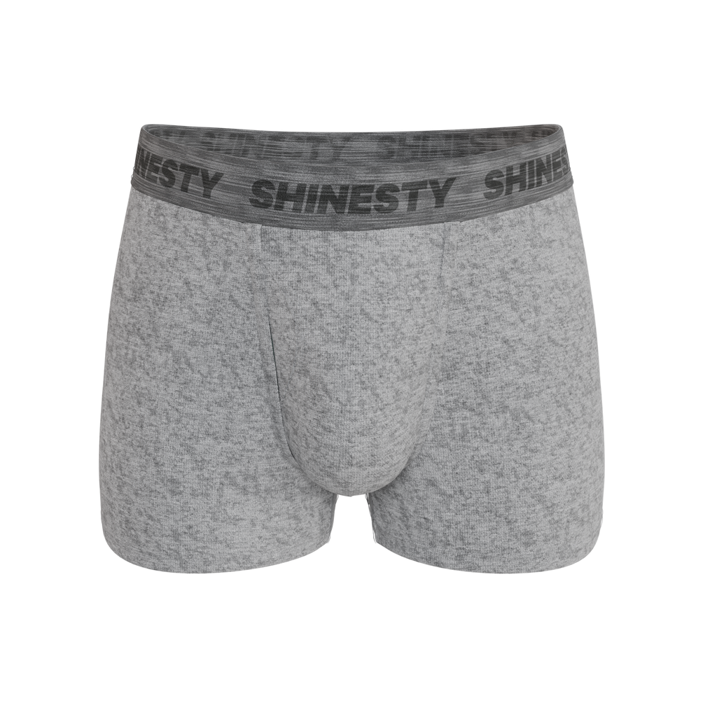 The Flintstone | Heather Grey and Black Ball Hammock® Pouch Trunks Underwear - Shinesty