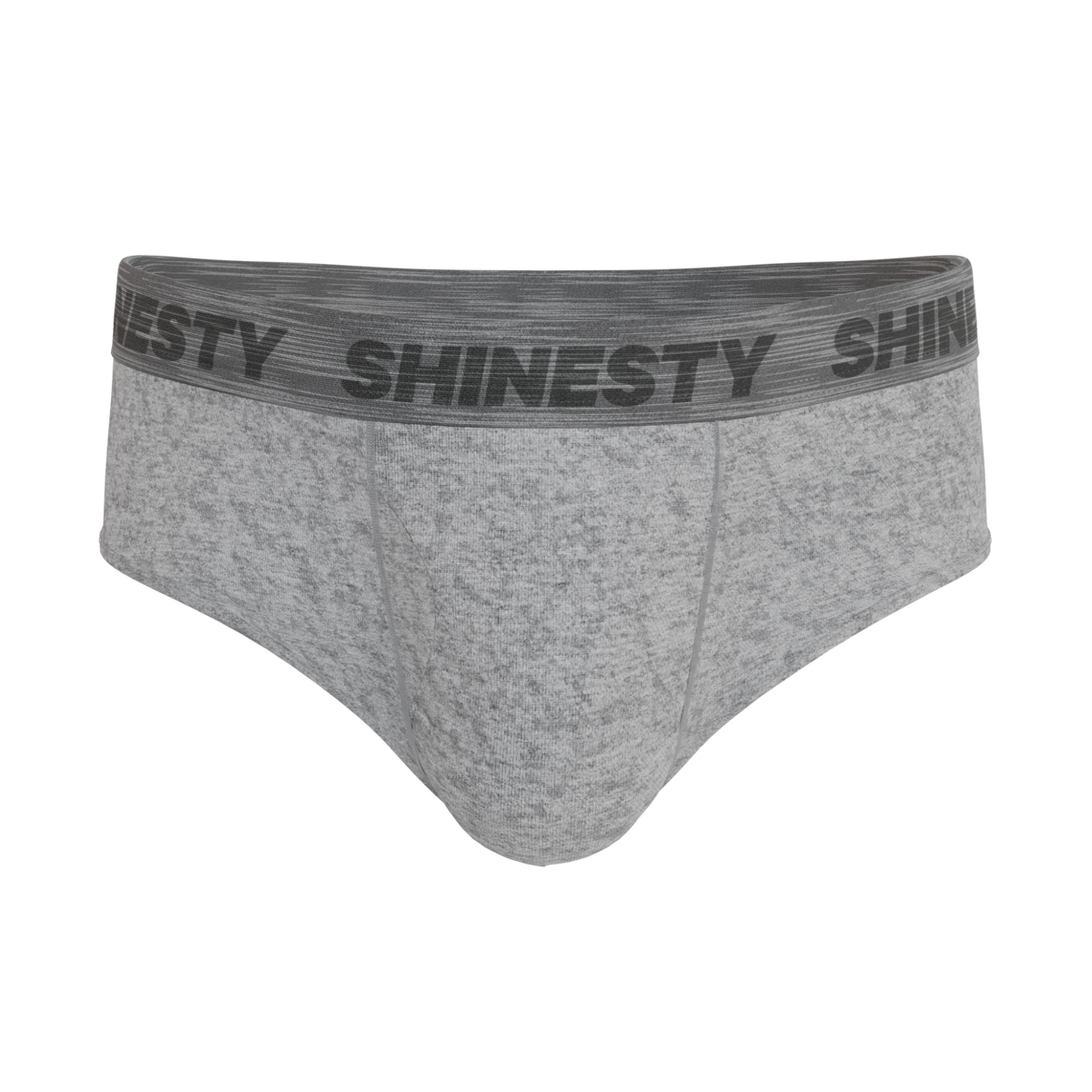 The Flintstone | Heather Grey and Black Ball Hammock® Pouch Underwear Briefs - Shinesty