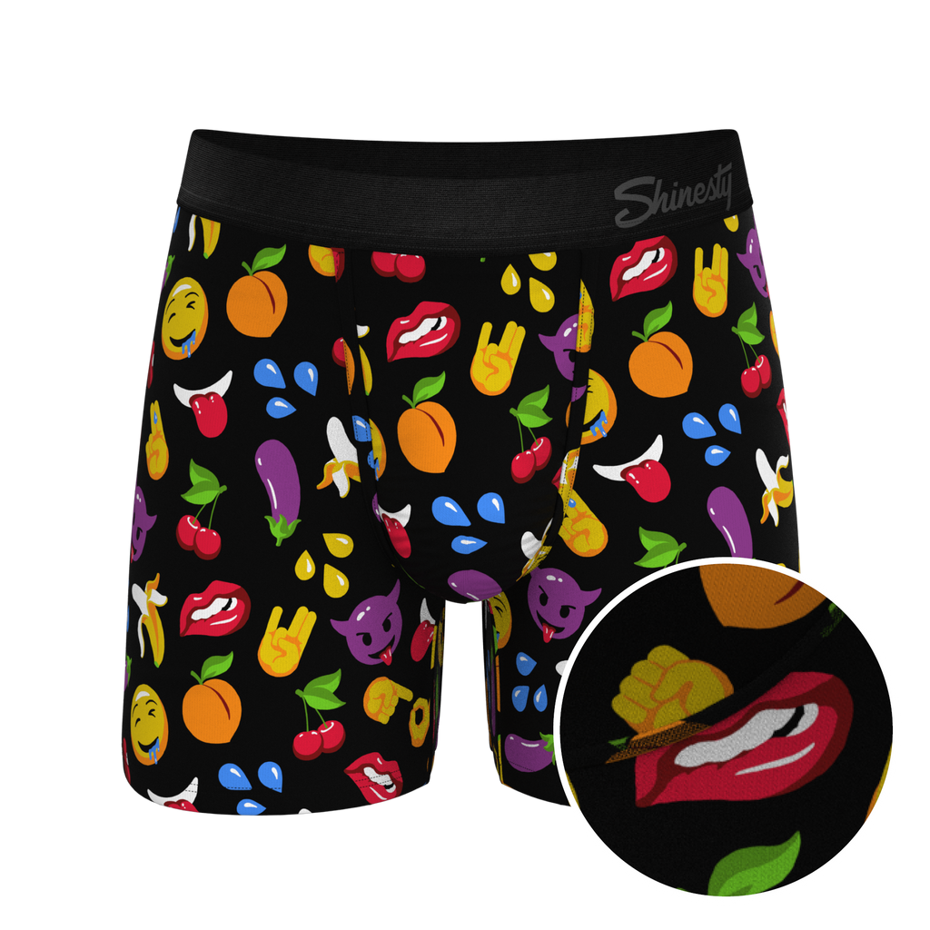 The Flirt | Emoji Ball Hammock® Pouch Underwear - Shinesty